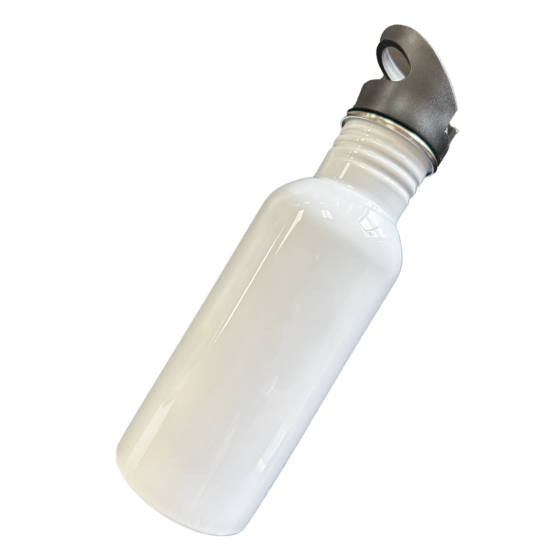 Stainless Steel Sublimation Water Bottle :: 20oz White