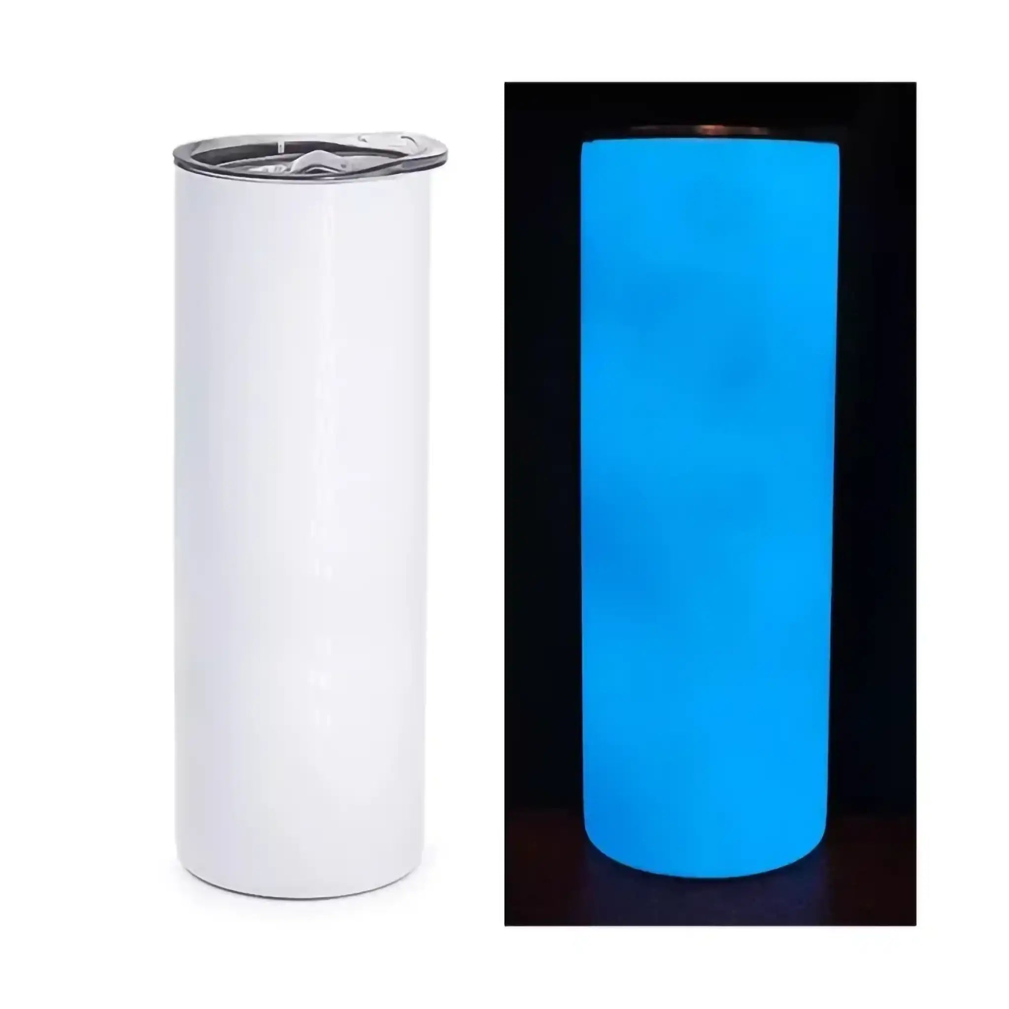 20oz skinny tumbler sublimation blanks glow