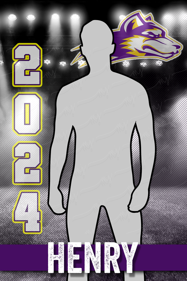 Customizable Senior Sports Banner :: Football