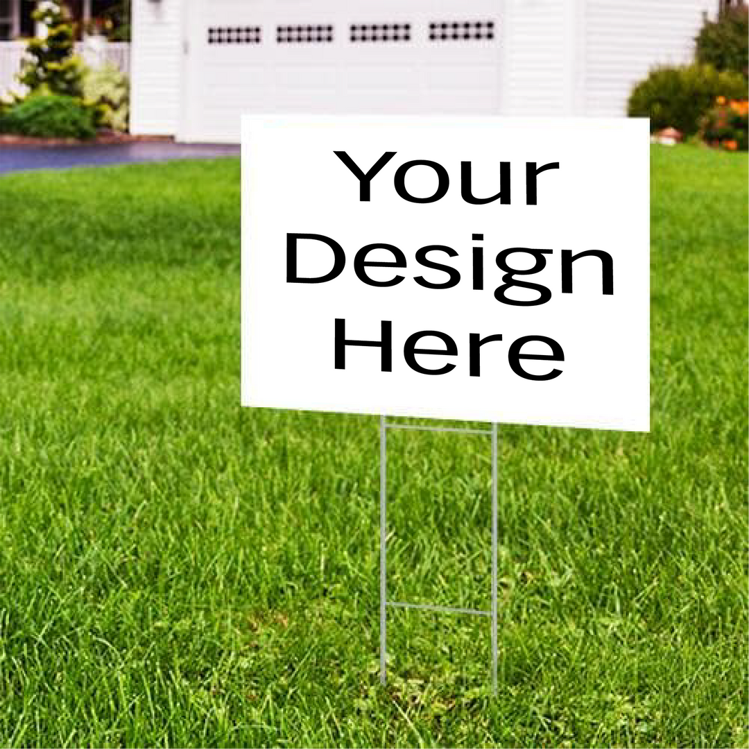 Custom Yard Signs :: 18" x 24" Double Sided