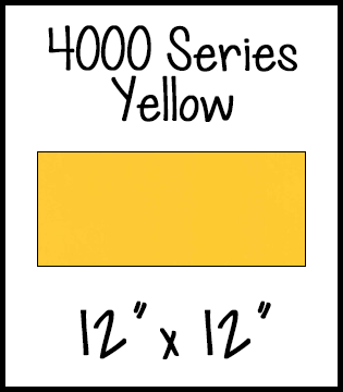 StyleTech 4000 Vinyl :: Yellow :: 12" x 12"