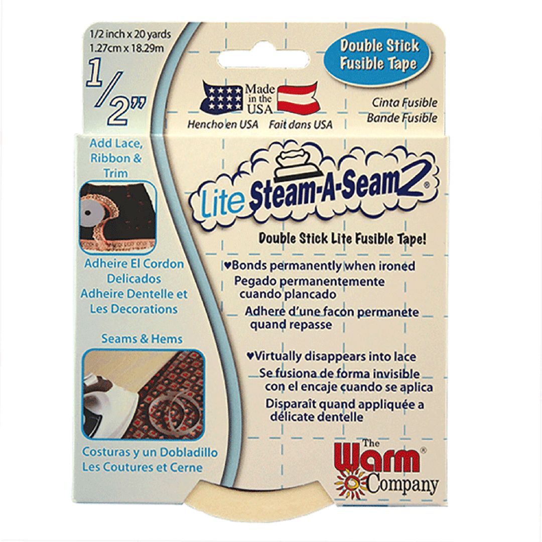 Lite Steam-a-Seam 2 ::  1/2" x 20yds