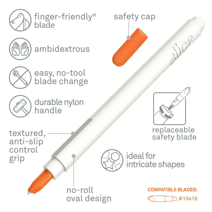 Slice Retractable Precision Cutter with Safety Ceramic Blade :: SL10417