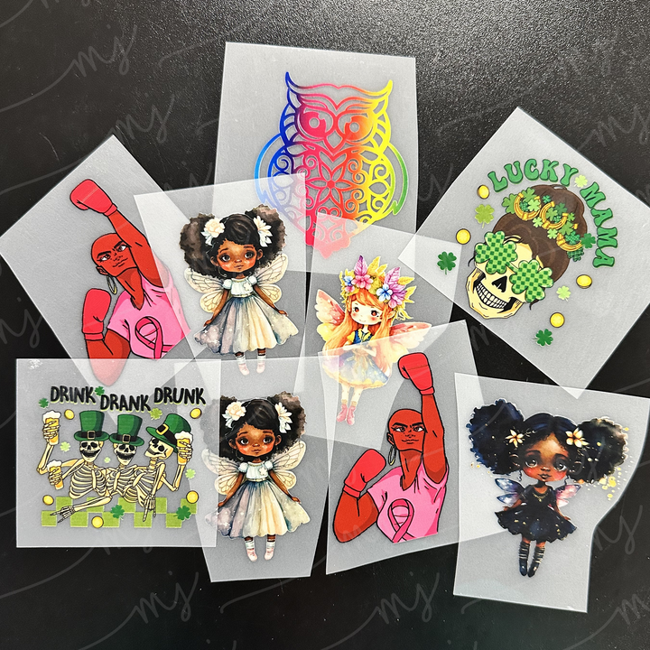 DTF Custom  (GLITTER & REGULAR) Transfer :: Gang Sheet Upload