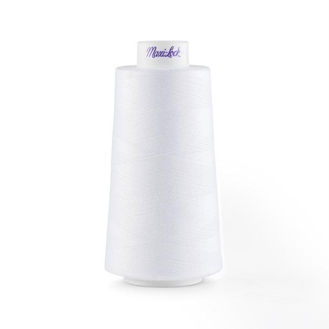 MaxiLock Serger Thread Poly 3000yds :: 32109 White