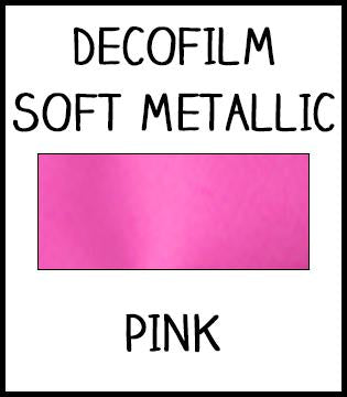 DecoFilm Soft Metallic HTV :: Pink :: 19.5" x 12"