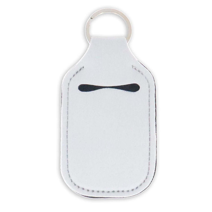 Neoprene Hand Sanitizer Sublimation Keychain