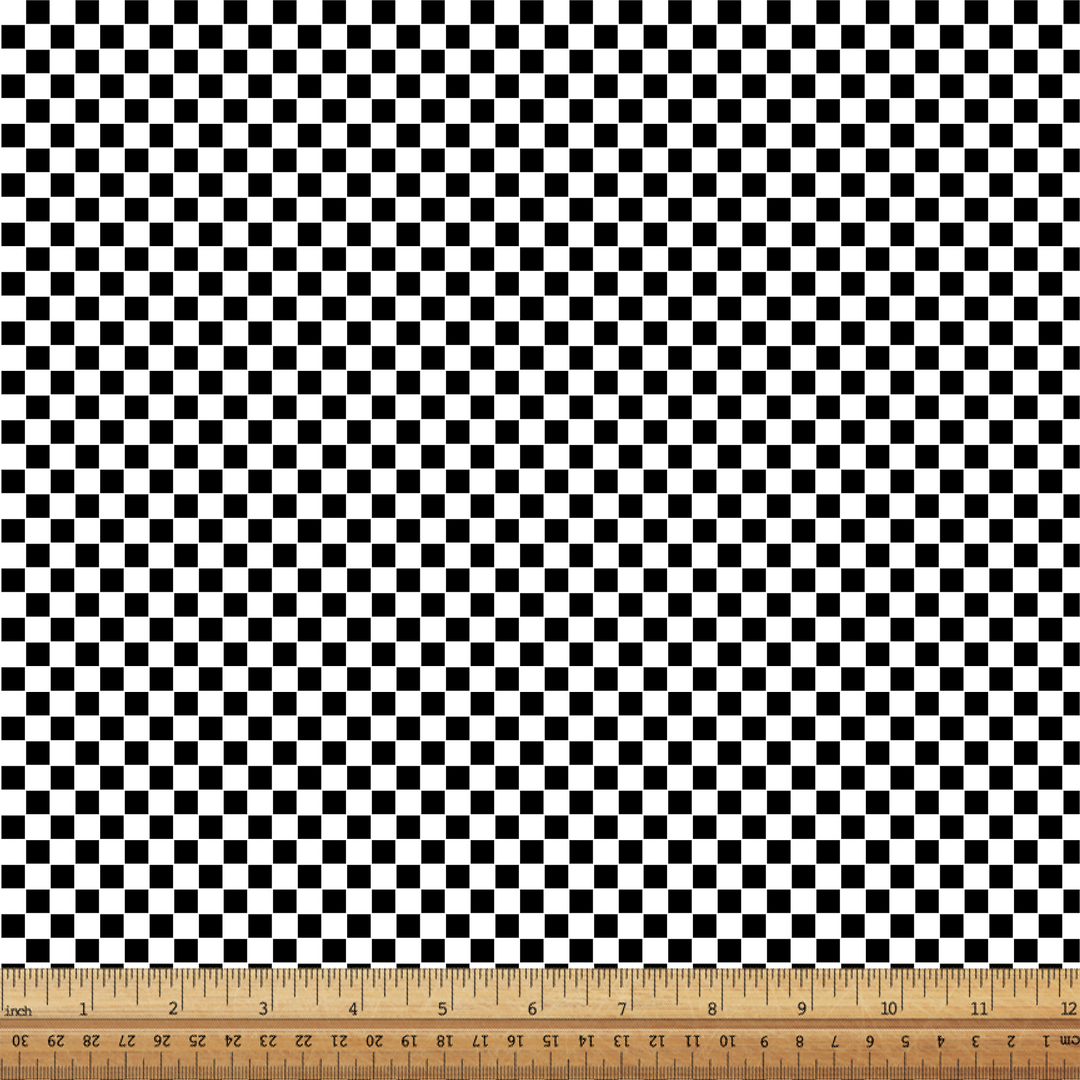 Athena Vinyl :: Black & White Checkerboard #1