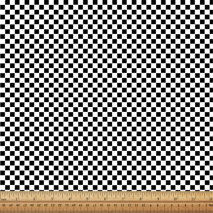 Athena Vinyl :: Black & White Checkerboard #1