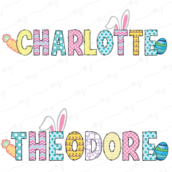 Transfer :: Easter Custom Name #1