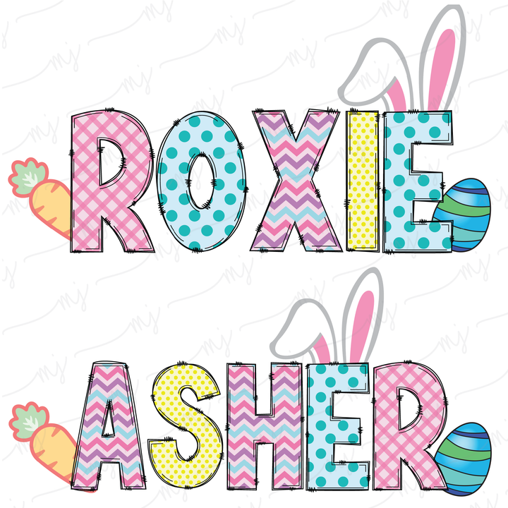 Transfer :: Easter Custom Name #1