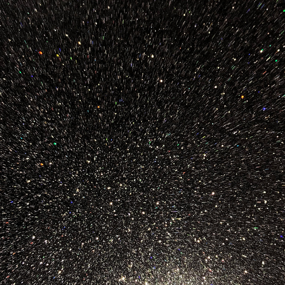 GlitterFlex Ultra HTV :: Galaxy Black 150