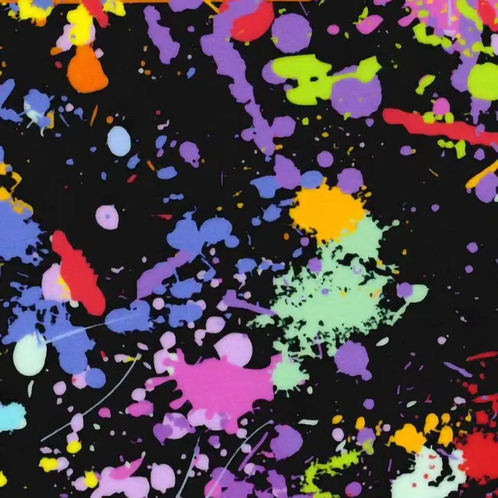 ThermoFlex Fashion Patterns HTV :: Paint Splatter Black SPLBLK