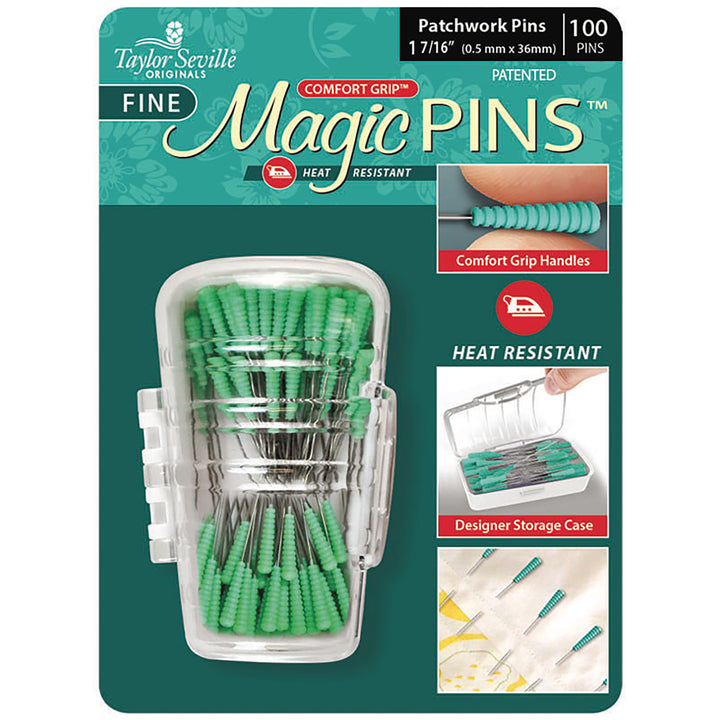 Taylor Seville Originals Magic Patchwork Pins :: 1 7/16" Fine