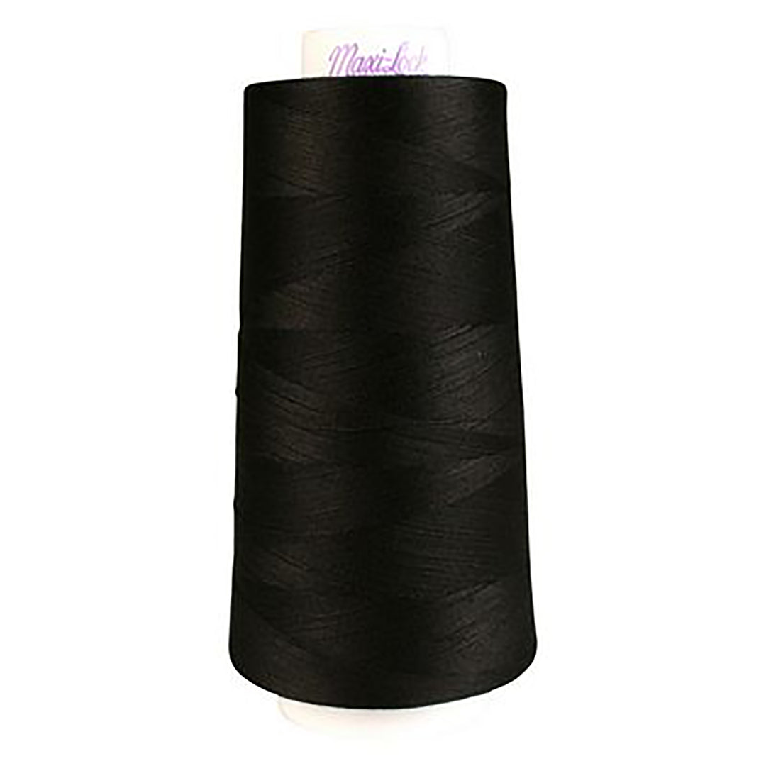 MaxiLock Serger Thread Poly 3000yds :: 32002 Black