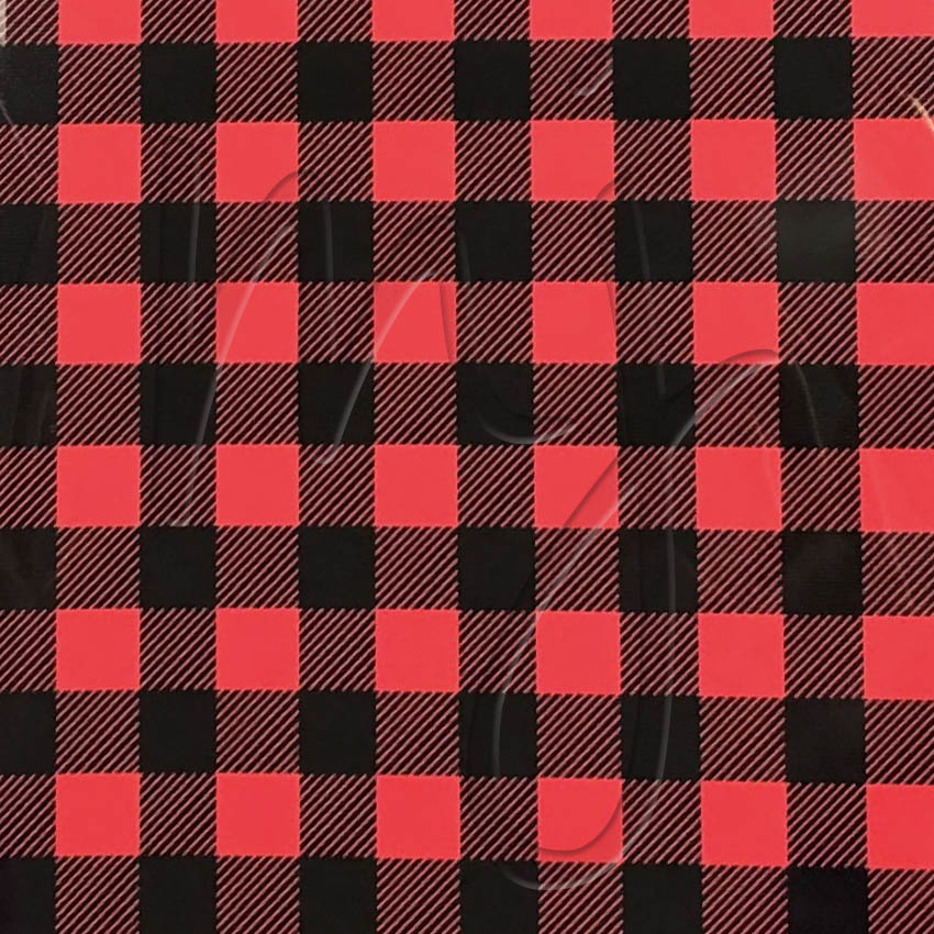 ThermoFlex Fashion Patterns HTV :: Buffalo Plaid Red :: 12" x 1yd