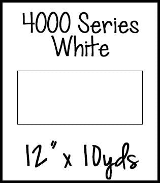 StyleTech 4000 Vinyl :: White :: 12" x 10yd