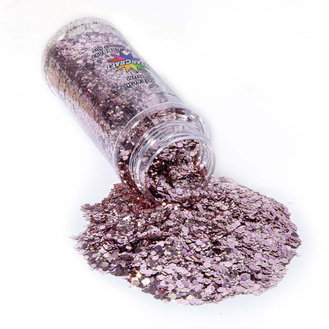 StarCraft Glitter :: Chunky & Shapes :: Beach Bum (3.75oz bottle)