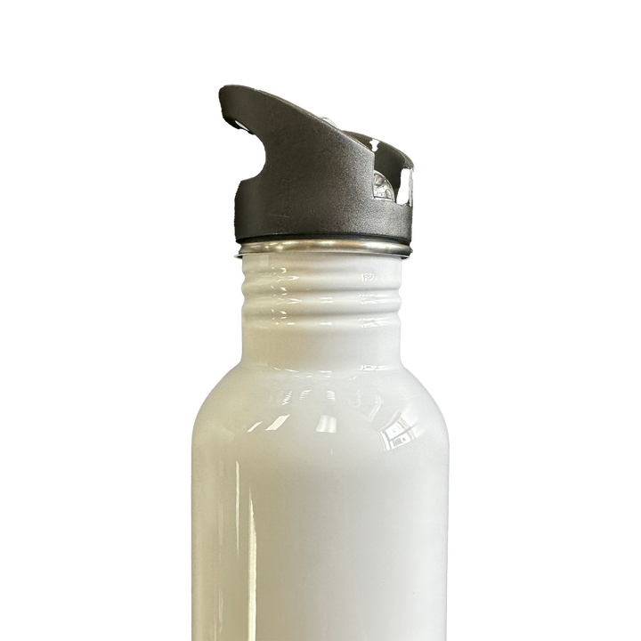 Stainless Steel Sublimation Water Bottle :: 20oz White