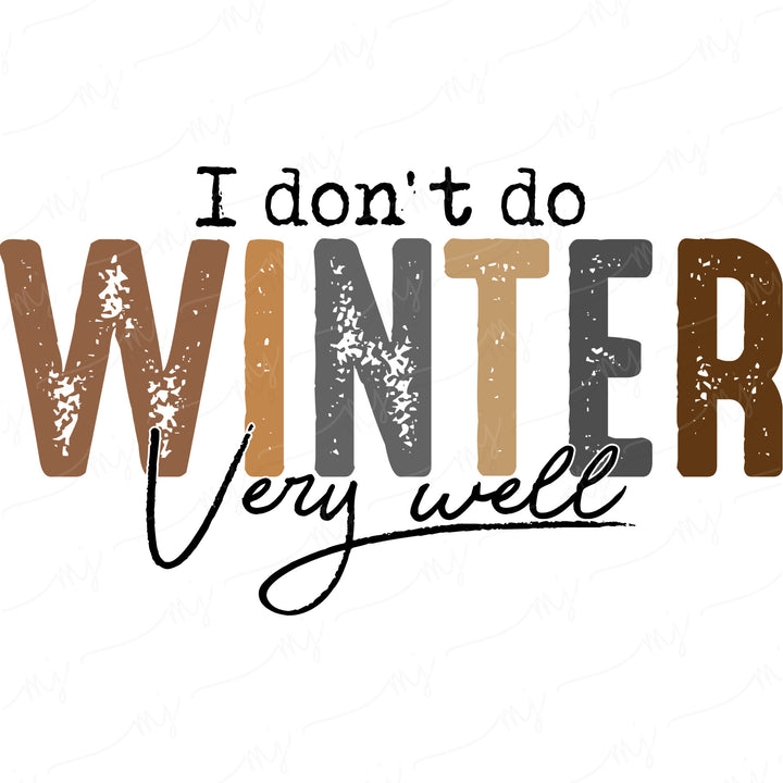 Transfer :: I Don't Do Winter Well #CMAS24