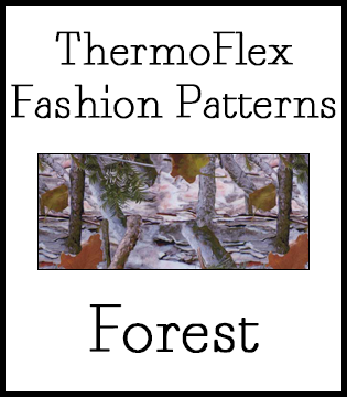 ThermoFlex Fashion Patterns HTV :: Forest :: 15" x 12"