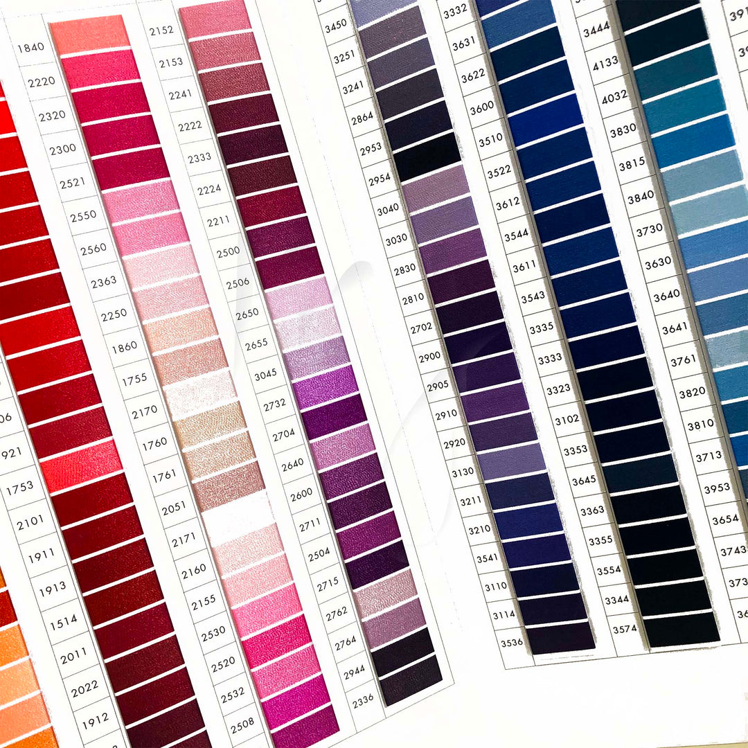 Isacord REAL Thread Polyester Color Chart