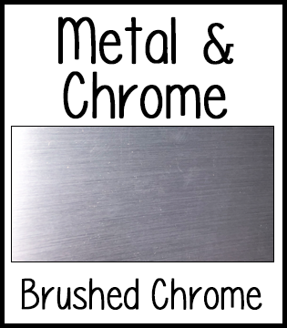 StyleTech Metal / Chrome Vinyl :: 00 Brushed Chrome :: 12" x 12"