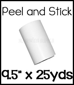 Peel and Stick White ROLL :: 9.5" x 25yds