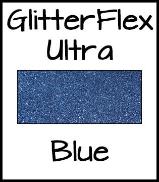 GlitterFlex Ultra HTV :: Blue :: 19.5" x 1yd