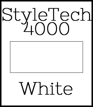 StyleTech 4000 Vinyl :: White :: 12" x 5yds