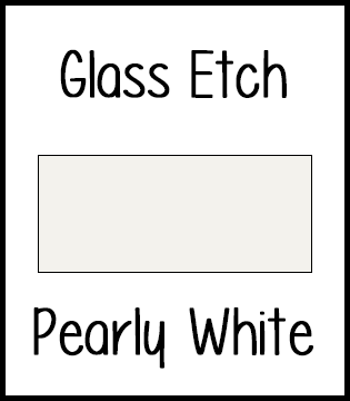 StyleTech Glass Etch :: Pearl White :: 15" x 1yd