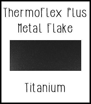 ThermoFlex Plus Metal Flake HTV :: Titanium :: 15" x 1yd