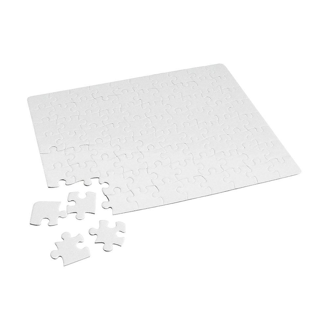 Glossy White Sublimation Puzzle :: 80pcs