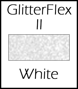 GlitterFlex II HTV :: White :: 19" x 12"