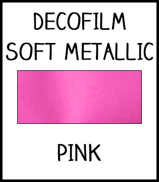 DecoFilm Soft Metallic HTV :: Pink ::  19.5" x 5yds