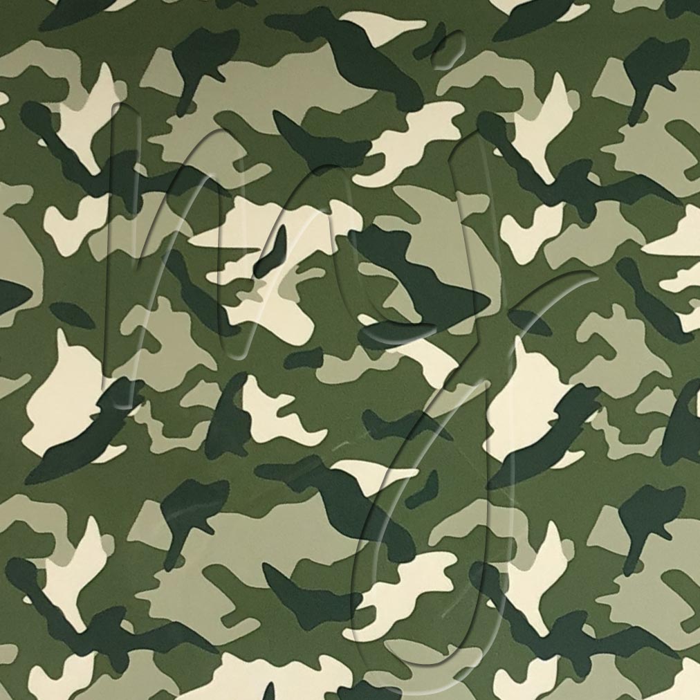 ThermoFlex Fashion Patterns HTV :: Green Camo ::  12" x 12"