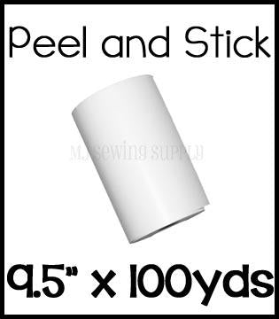 Peel and Stick White ROLL :: 9.5" x 100yds