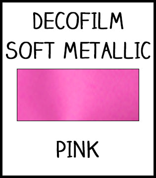 DecoFilm Soft Metallic Pink HTV –