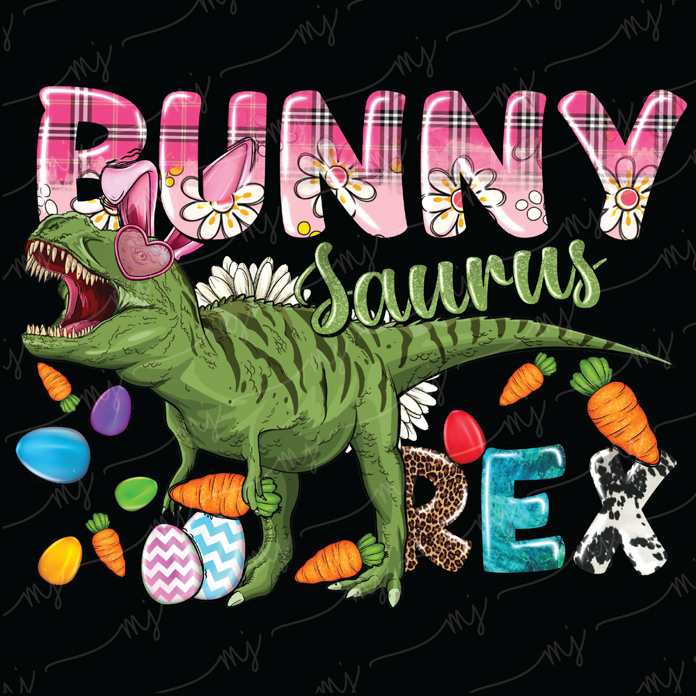BunnySaurusRex is running loose on Easter candy