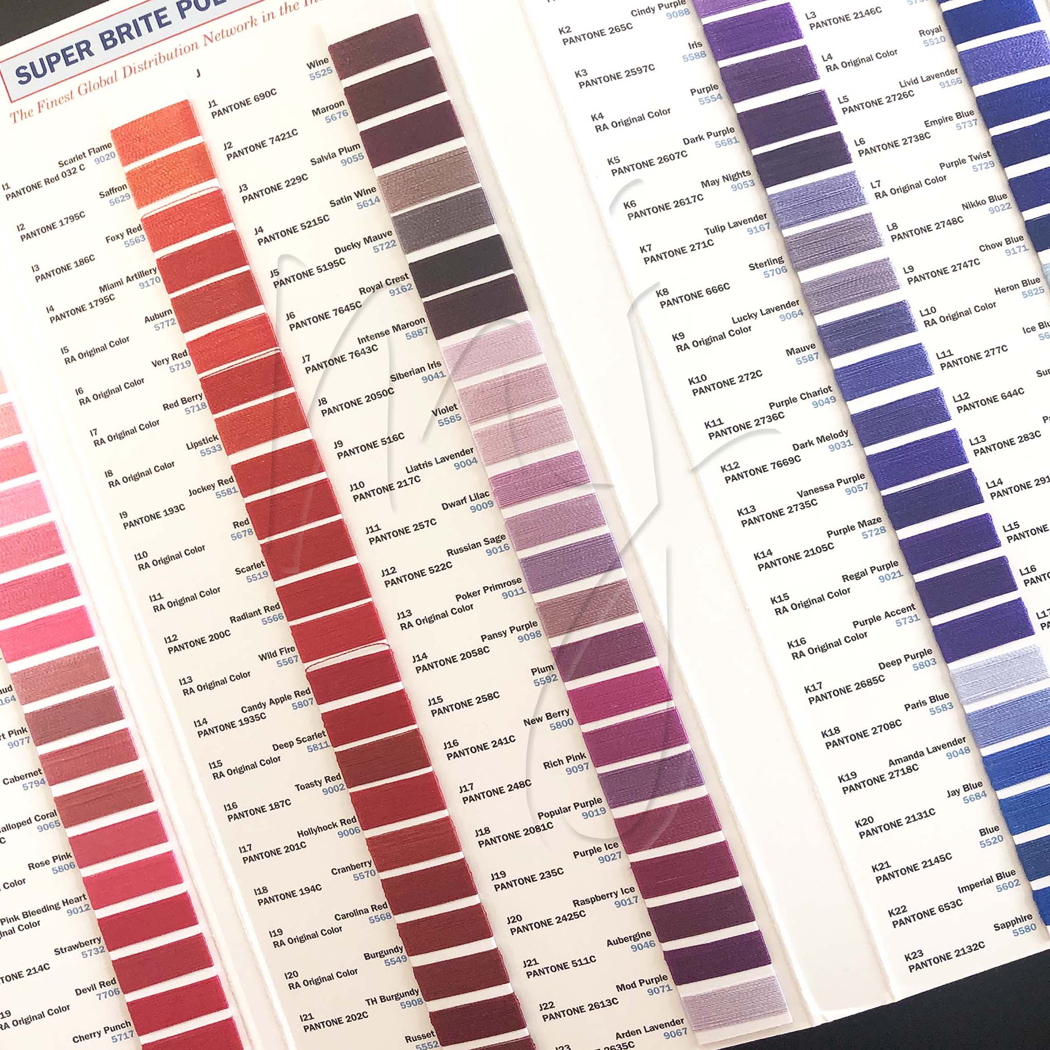 Robison-Anton Super Brite :: Real Thread Polyester Color Chart – MJ Supply