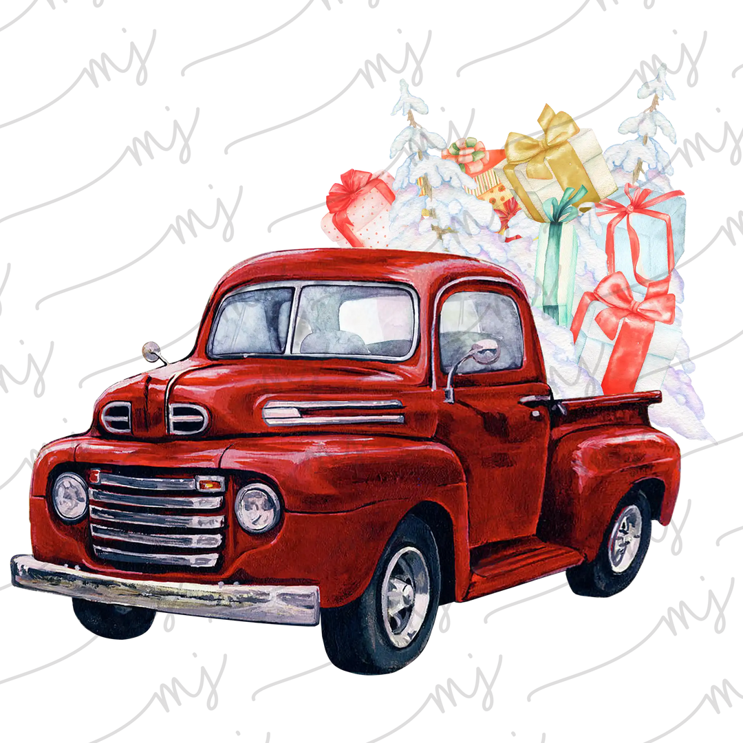 Transfer :: Red Christmas Truck #6