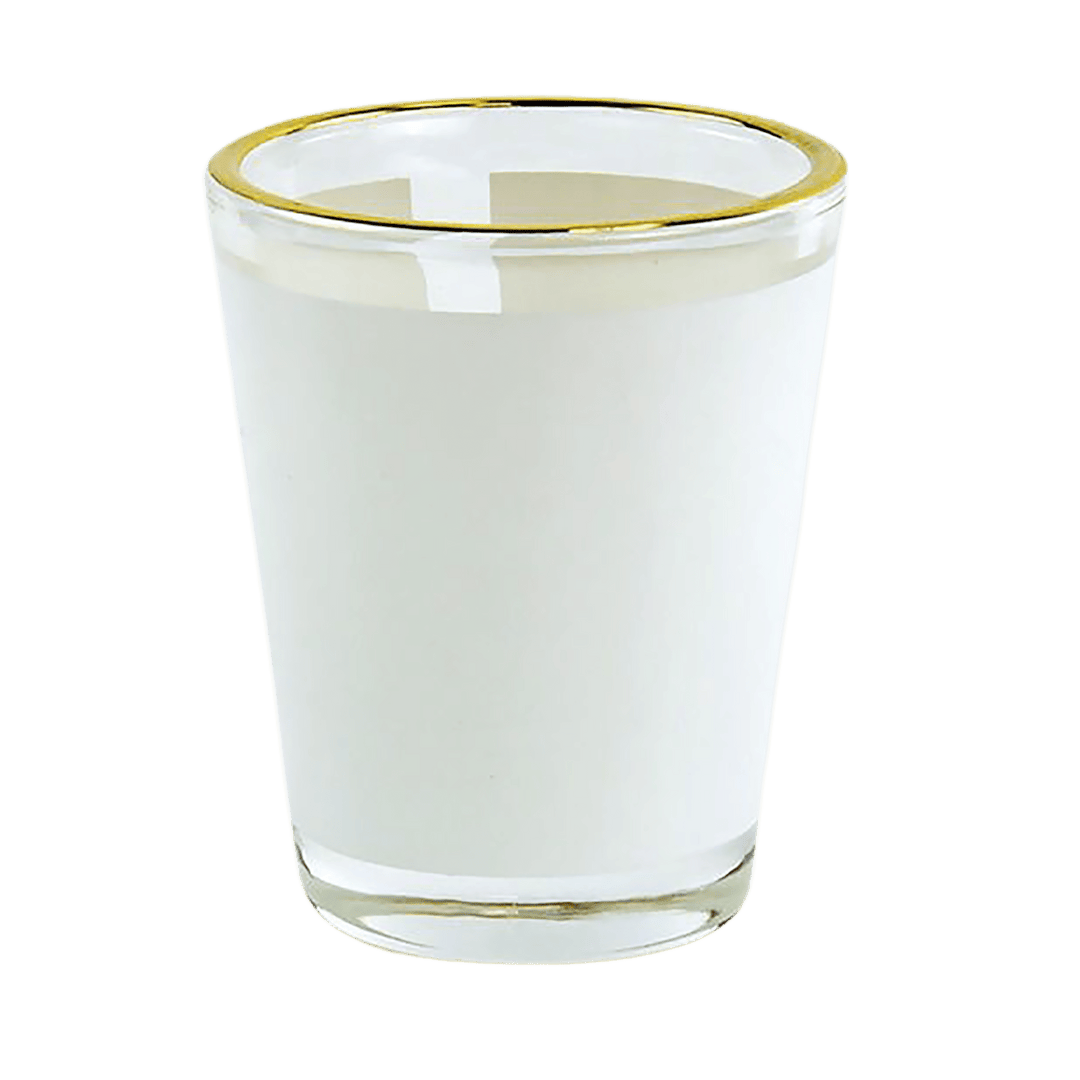 Sublimatable Shot Glass with gold rim