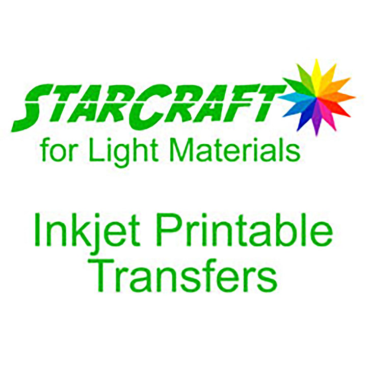 StarCraft Printable Inkjet Heat Transfer for Light Materials