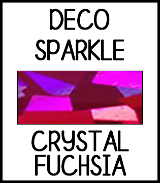 Deco Sparkle HTV :: Crystal Fuchsia :: 19" x 5yds