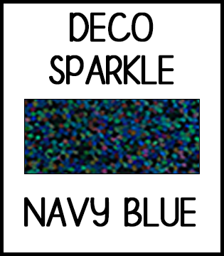 Deco Sparkle HTV :: Navy Blue :: 19" x 5yds