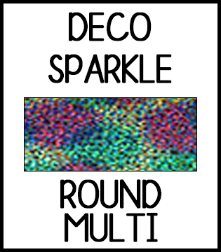 Deco Sparkle HTV :: Round Multi :: 19" x 12"